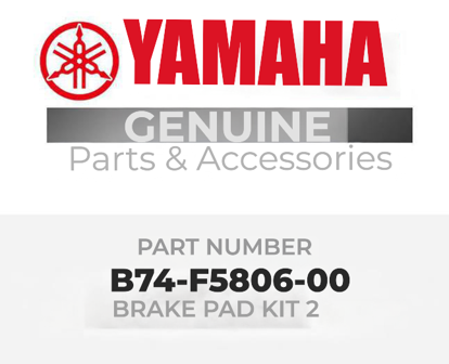 Yamaha / Brake Pad Rear (XMAX 300)